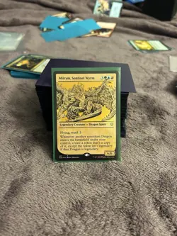MTG EDH Temur Player Made Deck- Miirym Sentinal Wurm - Image 1