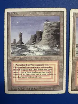 Lot Of 2 Magic the Gathering Plateau DUAL LAND!!!! - Image 2