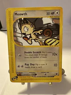 Meowth 121/165 - Pokemon TCG - Expedition Base Set - Vintage Regular - Image 2