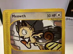 Meowth 121/165 - Pokemon TCG - Expedition Base Set - Vintage Regular - Image 3