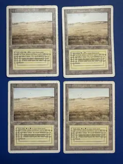 LOT OF 4 Magic the Gathering Savannah Dual Land - Image 1