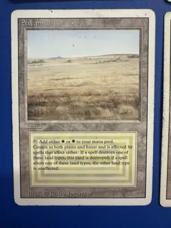 LOT OF 4 Magic the Gathering Savannah Dual Land - Image 4