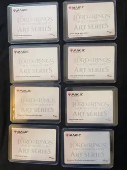 Magic the Gathering Lord of the Rings Art Series Lot Of 18 W/ 2 Signed Editions - Image 2