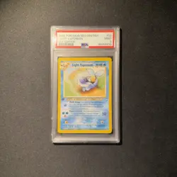 2002 Pokemon Neo Destiny 1ST Edition Light Vaporeon #52 PSA 9 - Image 3