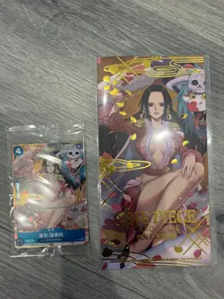 One Piece Card Game Chinese Boa Hancock P-066 2025 New Year Red Packet - Image 1