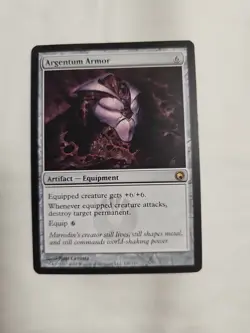 Argentum Armor - Scars of Mirrodin - MTG LP - Image 1
