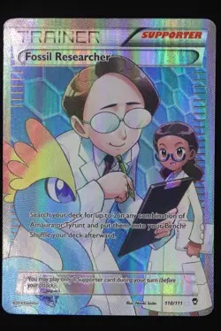 Fossil Researcher - 110 - Furious Fists - Pokemon Card - Lightly Played - Image 1