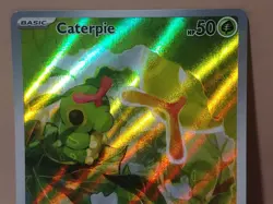 Caterpie Scarlet & Violet 151 Illustration Rare Card 172/165 - Image 3