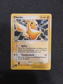 Pikachu 012 Black Star Promo EX Series Collector's Tin Holo Pokemon Card MP - Image 1
