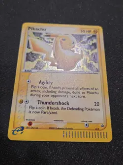 Pikachu 012 Black Star Promo EX Series Collector's Tin Holo Pokemon Card MP - Image 2
