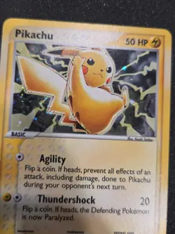 Pikachu 012 Black Star Promo EX Series Collector's Tin Holo Pokemon Card MP - Image 4