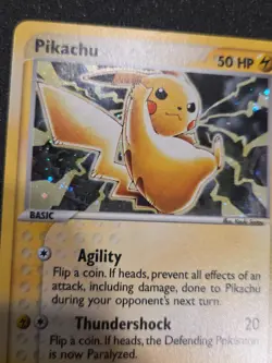 Pikachu 012 Black Star Promo EX Series Collector's Tin Holo Pokemon Card MP - Image 5