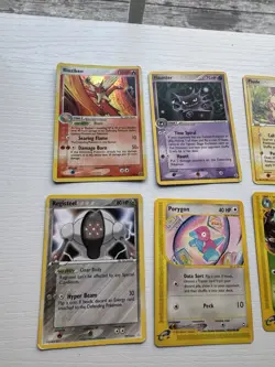 Pokemon TCG 8 Card Lot Blaziken Haunter Plusle Pichu Registeel Porygon - Image 2