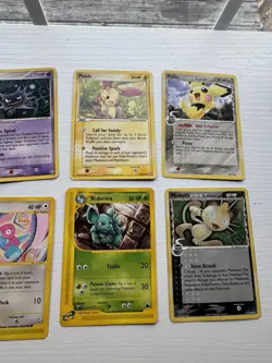Pokemon TCG 8 Card Lot Blaziken Haunter Plusle Pichu Registeel Porygon - Image 3