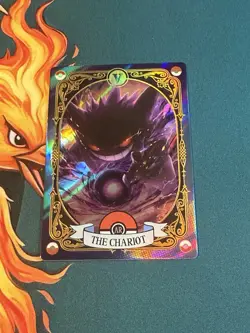 Pokemon Gengar Tarot Mengka The Chariot Card - Image 1