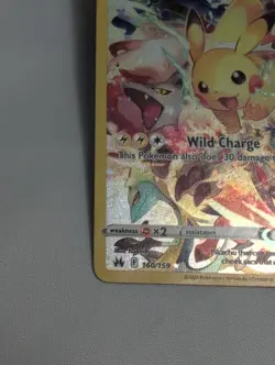 Pikachu (Secret) 160/159 SWSH: Crown Zenith Holo Pokemon Card NM - Image 4
