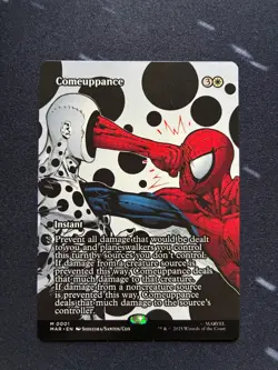 Comeuppance Borderless Spider-Man Marvel Eternal (MAR) MTG - Image 1