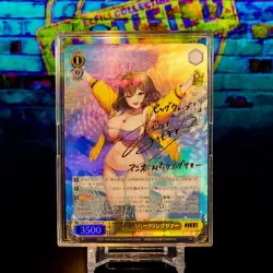 Anis Waifu Card Nikke Goddess of Victory Flash Gold Rainbow Holo Foil Signed SP - Image 1