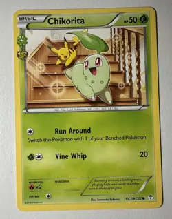 Chikorita RC1/RC32 Generations Radiant Collection Pokemon Card TCG Near Mint - Image 1