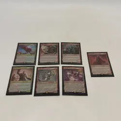 Mtg Final Fantasy 7 Seven (7) Surge Foil Card Lot! - Image 1