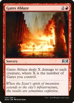 NM - Gates Ablaze [RNA - 102] Ravnica Allegiance - Image 1