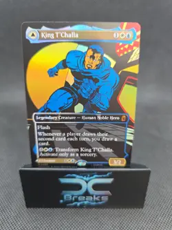 King T'Challa (Borderless) (0399) Marvel Super Heroes Foil - Image 2