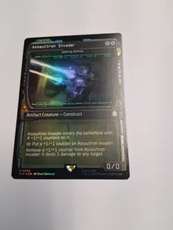 MTG Assaultron Invader - Walking Ballista (Showcase) : Fallout Foil - Image 1