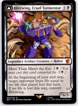Blitzwing, Cruel Tormentor 4 Universes Beyond: Transformers MTG LP - Image 1