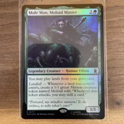 Mole Man, Moloid Master (Foil) Rare MTG Marvel Super Heroes - Image 1