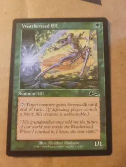 MTG Magic the Gathering Weatherseed Elf (115/143) Urza's Legacy LP BULK DISCOUNT - Image 1