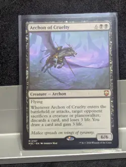 Archon of Cruelty X1 LP Modern Horizons 3 Commander MTG - Image 1