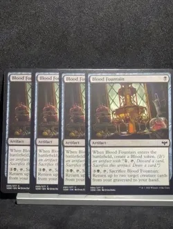 Blood Fountain X4 LP innistrad: Crimson Vow MTG - Image 1