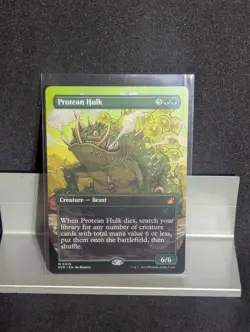 Protean Hulk BORDERLESS X1 LP Ravnica Remastered MTG - Image 1
