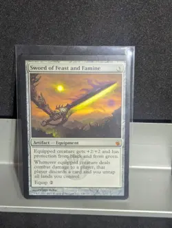 Sword of Feast and Famine X1 LP Mirrodin Besieged MTG - Image 1