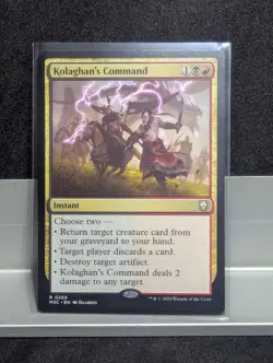Kolaghan's Command X1 LP Modern Horizons 3 Commander MTG - Image 1
