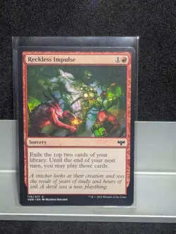 Reckless Impulse X1 LP Innistrad: Crimson Vow MTG - Image 1
