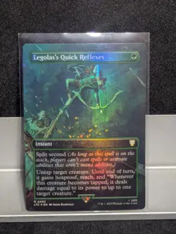 Legola's Quick Reflexes SURGE FOIL BDRLESS X1 LP The Lord of the Rings Commander - Image 1