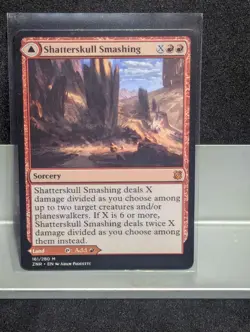 Shatterskull Smashing The Hammer Pass X1 LP Zendikar Rising MTG - Image 1