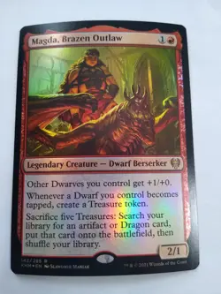 Magda, Brazen Outlaw (Foil) - Kaldheim - 142/285 - MtG - Image 1