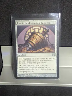 Sensei's Divining Top FRENCH X1 LP Champions of Kamigawa MTG - Image 1