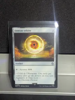 Sol Ring FRENCH X1 LP Doctor Who Commander MTG - Image 1