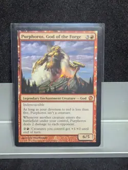 Purphoros, God of the Forge X1 LP Theros MTG - Image 1