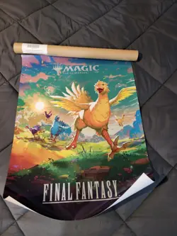 Final Fantasy Magic The Gathering Chocobo 18 x 24 FOIL Promo Poster - Image 1