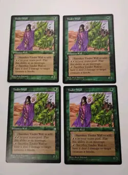 4x Tinder Wall MTG, Ice Age, LP+ - Image 1
