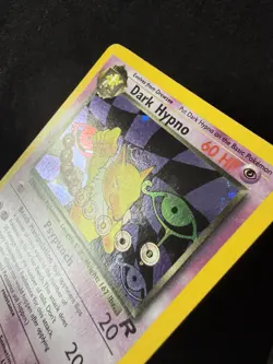 Pokemon Dark Hypno Holo Team Rocket 9/82- Vintage - Image 3