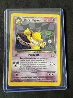 Pokemon Dark Hypno Holo Team Rocket 9/82- Vintage - Image 5