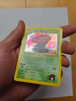Erika's Vileplume 5/132 Pokemon Gym Heroes Unlimited Holo Rare Card WOTC LP - Image 2
