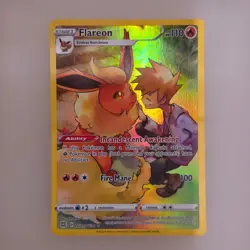 Flareon Full Art Trainer Gallery Holo Card TG01/TG30 Brilliant Stars - Image 3