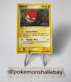 Voltorb 80/109 - Ex Team Rocket Returns *EXC* STAMPED Reverse Holo Pokemon Card - Image 1