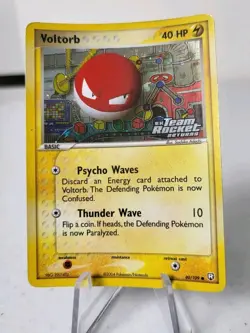 Voltorb 80/109 - Ex Team Rocket Returns *EXC* STAMPED Reverse Holo Pokemon Card - Image 2